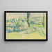 La côte du Jallais, Pontoise - Paul Cézanne — cuadro enmarcado en la pared