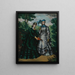 La Promenade - Paul Cézanne — cuadro enmarcado en la pared