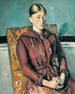 Madame Cézanne en una butaca amarilla - Paul Cézanne — vista de la obra