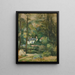 Casas en la col, Pontoise - Paul Cézanne — cuadro enmarcado en la pared