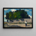 Muro de jardín - Paul Cézanne — cuadro enmarcado en la pared