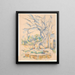 Pistachier au Château Noir - Paul Cézanne — framed artwork on a wall