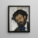 Portrait of Antoine Fortuné Marion - Paul Cézanne — framed artwork on a wall