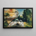 Rochers - Paul Cézanne — cuadro enmarcado en la pared