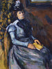 Mujer sentada en azul - Paul Cézanne — vista de la obra