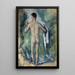 Bañista de pie vista de espaldas - Paul Cézanne — vista de la obra
