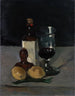 Naturaleza muerta con botella de vidrio y limones - Paul Cézanne — vista de la obra