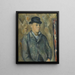 The artist's son - Paul Cézanne — framed artwork on a wall