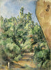 The Red Rock - Paul Cézanne — artwork view