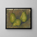 Tres peras - Paul Cézanne — cuadro enmarcado en la pared