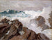 Mar agitado - Paul Dougherty — vista de la obra