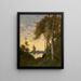 Woman by the Water's Edge - Paul Désiré Trouillebert — framed artwork on a wall