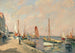 Bateaux au quai - Paul Émile Lecomte — vista de la obra
