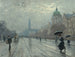 Una escena callejera en Copenhague - Paul Fischer — vista de la obra