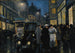 Una Paseo Nocturno por la Avenida - Paul Fischer — vista de la obra