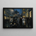Una Paseo Nocturno por la Avenida - Paul Fischer — cuadro enmarcado en la pared