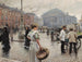 Kongens Nytorv con Musse haciendo compras - Paul Fischer — vista de la obra