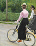 Durante un paseo en bicicleta en un día de verano - Paul Fischer — vista de la obra