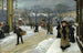 Día de invierno en Kongens Nytorv - Paul Fischer — vista de la obra
