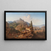 Vista de Tiflis - Paul Franken — cuadro enmarcado en la pared