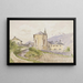 Iglesia en Géronde - Paul Franz Otto — cuadro enmarcado en la pared