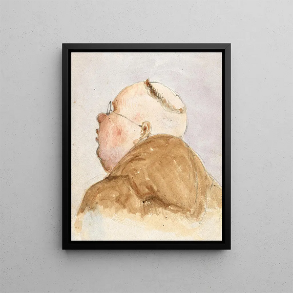 Paul Franz Otto - Mnch mit Brille von hinten.webp