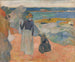 Beach Scene - Paul Gauguin — artwork view