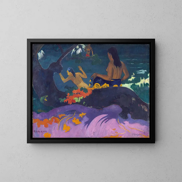 Fatata te Miti - Paul Gauguin — cuadro enmarcado en la pared
