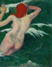 In the Waves Dans les Vagues - Paul Gauguin — artwork view
