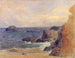 La Côte rocheuse ou Rochers au bord de la mer - Paul Gauguin — artwork view