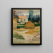 Paisaje cerca de Arlés - Paul Gauguin — cuadro enmarcado en la pared