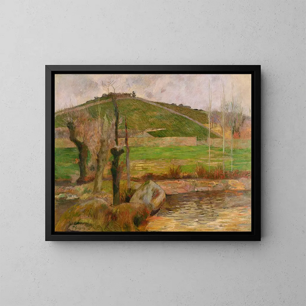 Paisaje cerca de Pont-Aven - Paul Gauguin — cuadro enmarcado en la pared