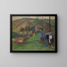 Paisaje de Bretaña - Paul Gauguin — cuadro enmarcado en la pared