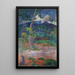 Landscape with a Horse - Paul Gauguin — framed artwork on a wall