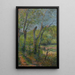 Los Sauces - Paul Gauguin — cuadro enmarcado en la pared