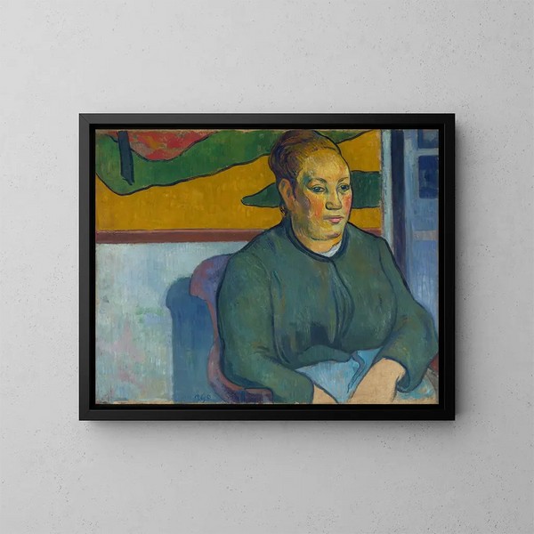 Madame Roulin - Paul Gauguin — cuadro enmarcado en la pared
