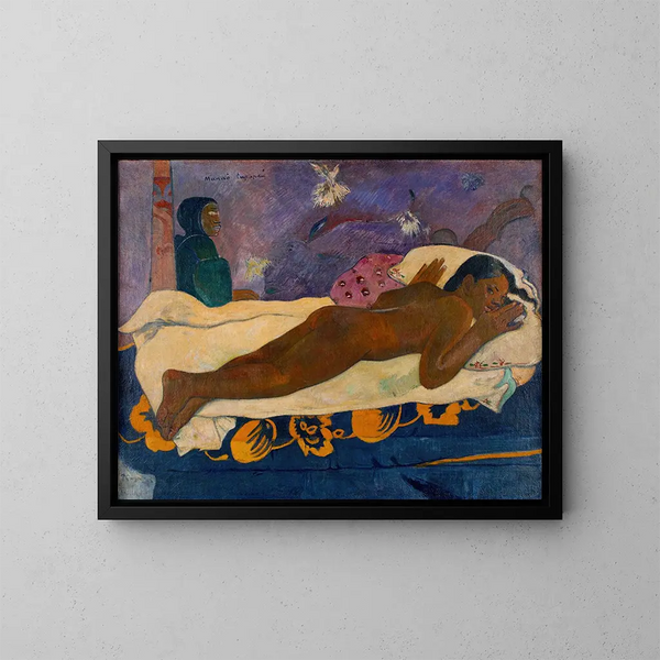 L'âme des ancêtres - Paul Gauguin — cuadro enmarcado en la pared