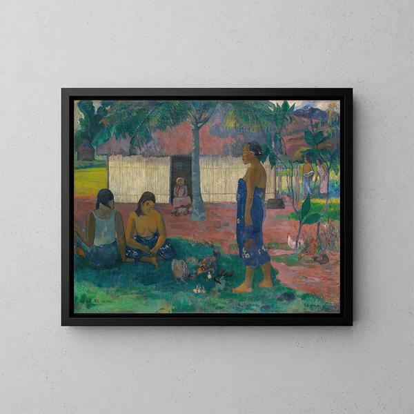 ¿Por qué estás enojado? - Paul Gauguin — cuadro enmarcado en la pared