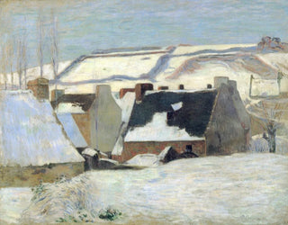 Paul Gauguin - PontAven sous la neige ou Effet de neige.webp
