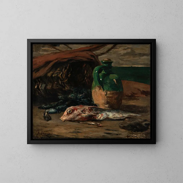 Naturaleza muerta - Paul Gauguin — cuadro enmarcado en la pared