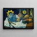 Naturaleza muerta con tetera y frutas - Paul Gauguin — cuadro enmarcado en la pared