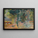 Los bañistas - Paul Gauguin — cuadro enmarcado en la pared