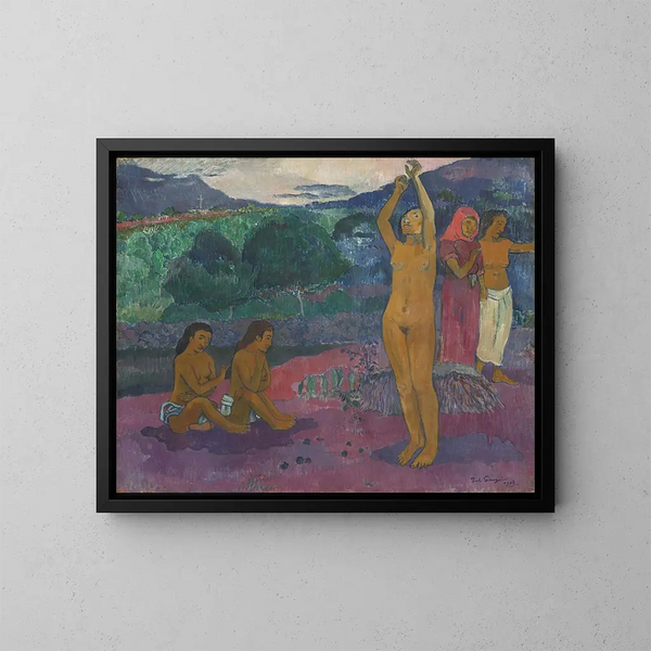 L'Invocation - Paul Gauguin — cuadro enmarcado en la pared