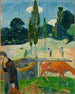 La vaca roja - Paul Gauguin — vista de la obra