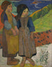 Dos bretonas junto al mar - Paul Gauguin — vista de la obra