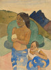 Two Tahitian women in a landscape - Paul Gauguin — artwork view