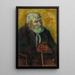 Old man with a cane - Paul Gauguin — framed artwork on a wall