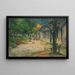 Village en Martinique Mujeres y cabra en el pueblo - Paul Gauguin — cuadro enmarcado en la pared