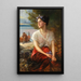 La bonita pescadora - Paul Hermann Wagner — cuadro enmarcado en la pared