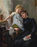 La Petite couturière - Paul Hermann Wagner — vista de la obra
